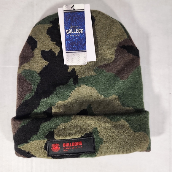 NWT Unisex University Of Georgia Bulldogs Nike Cuffed Beanie - Picture 2 of 7